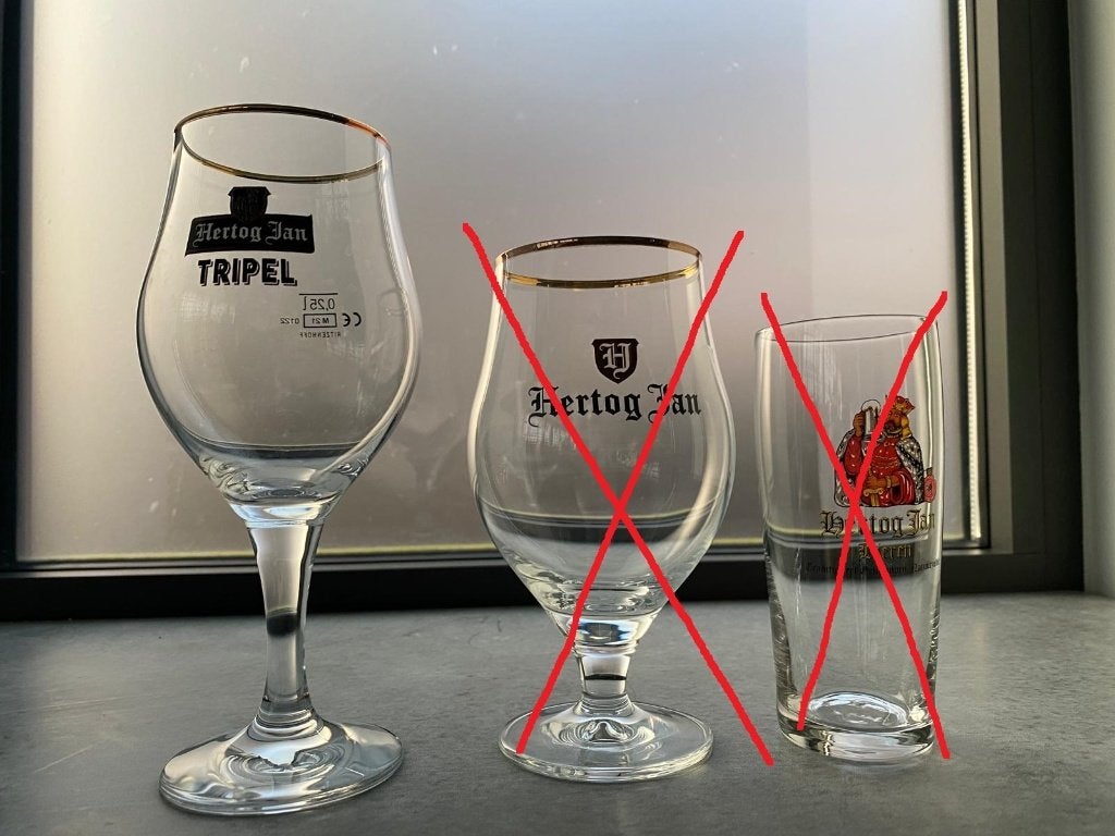 Hertog Jan tripel bokaal, Ophalen of Verzenden, Nieuw, Glas of Glazen, Hertog Jan