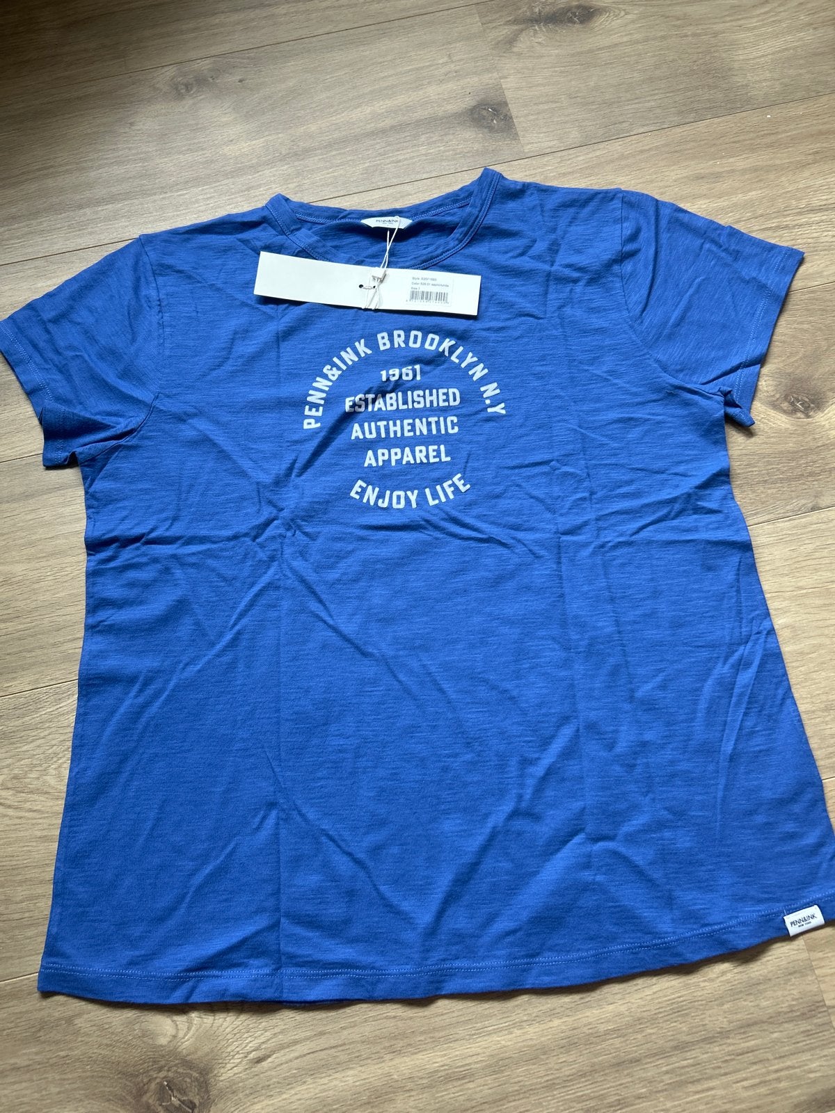 Penn&Ink shirt - Maat L, Blauw, Maat 42/44 (L), Nieuw, Ophalen of Verzenden