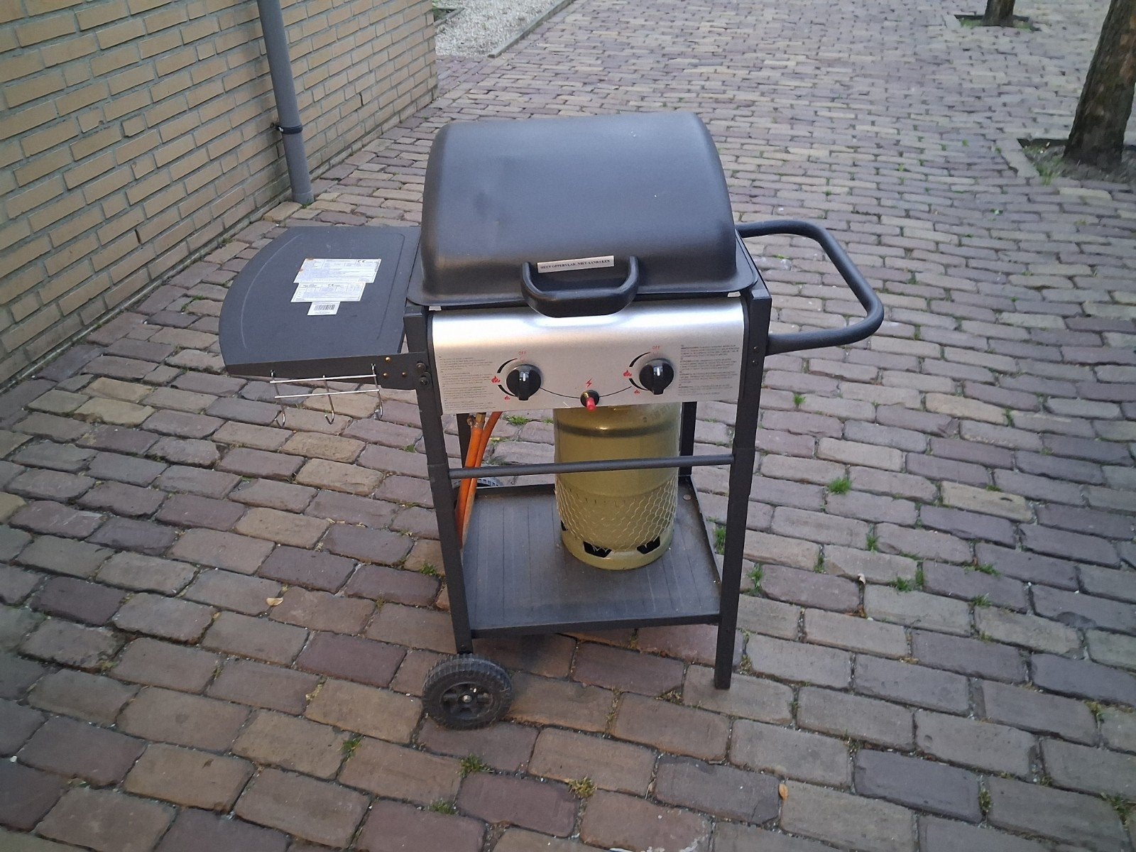 Gasbarbecue met gasfles, Ophalen of Verzenden, Gebruikt