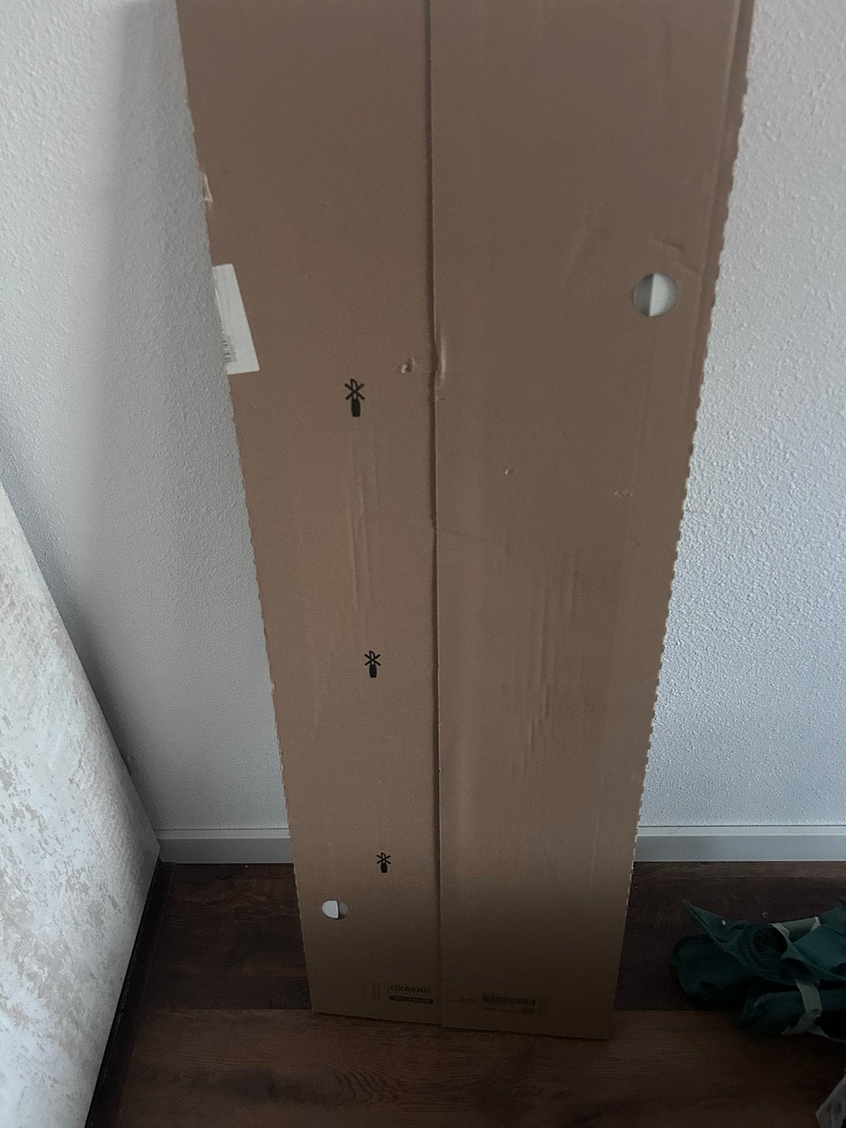 Nieuwe IKEA Oxberg deur wit 40x97 cm (in doos), Minder dan 80 cm, Binnendeur, Minder dan 200 cm, Nieuw