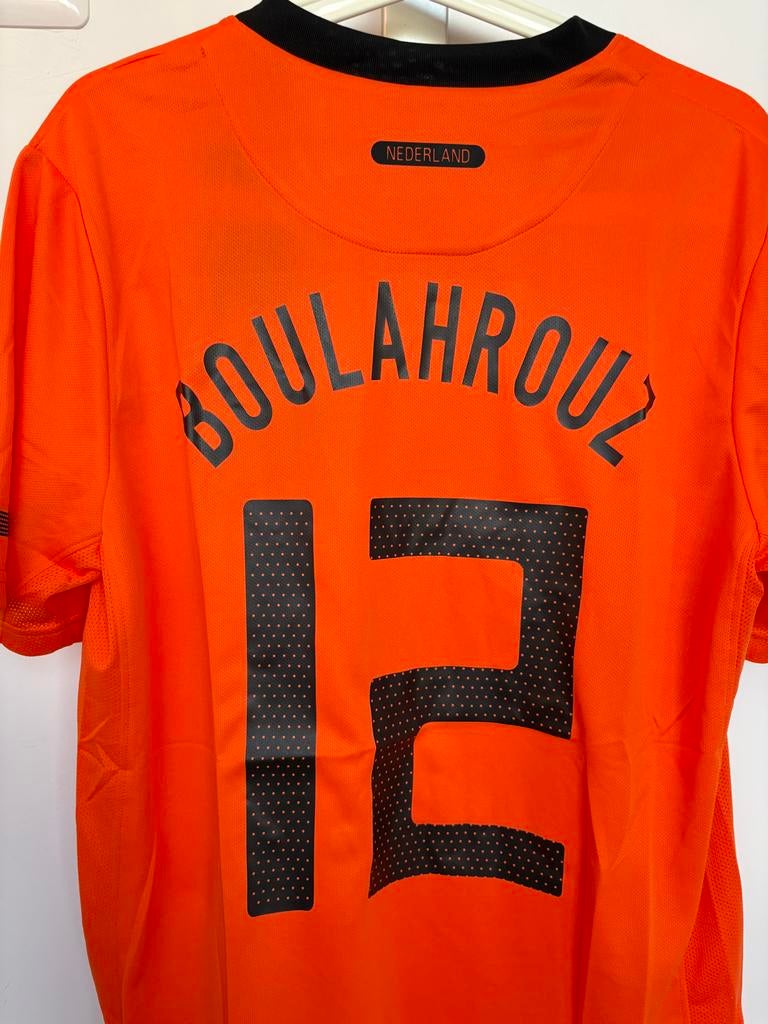 Nederlands Elftal Thuisshirt Bouhlarouz wk 2010 large nike, Maat L, Ophalen of Verzenden, Nieuw, Shirt