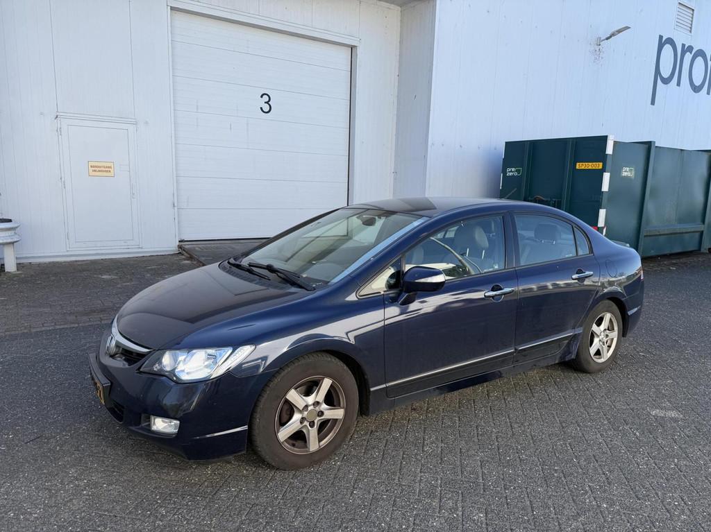 Honda Civic 1.3 Hybrid, Auto's, Gebruikt, 4 cilinders, Blauw, 116 pk