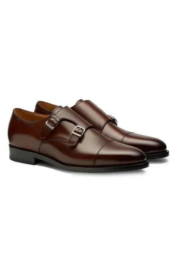 SuitSupply Double Monk Strap Brown, Ophalen of Verzenden, Zo goed als nieuw, Bruin
