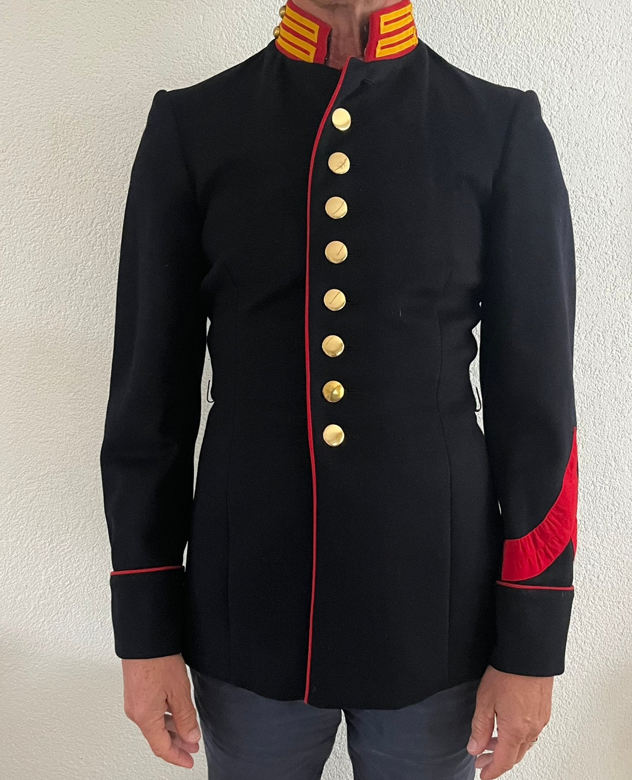 Gala-jasje mariniers-officier, Ophalen of Verzenden, Overige thema's, Kleding, Gedragen