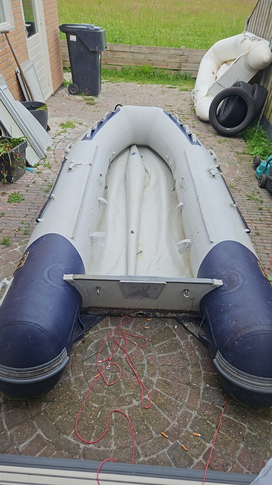 Rubberboot opknapper met aluminium bodem, Watersport en Boten, Ophalen