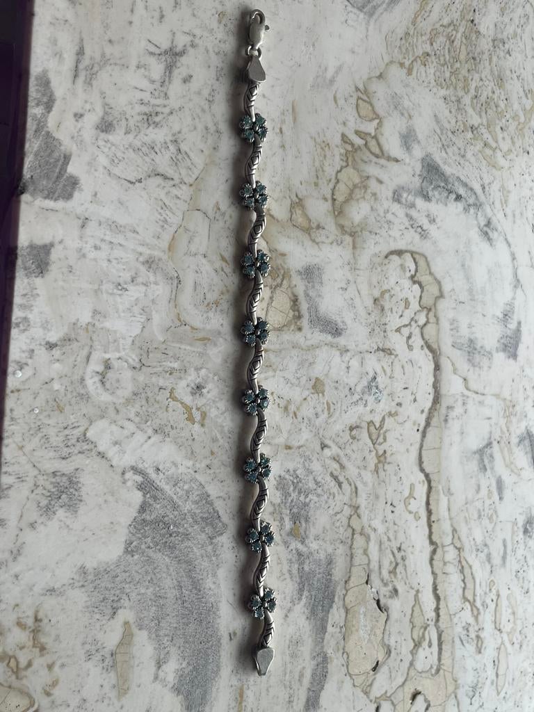 Zilveren armband slangen patroon 925, Ophalen of Verzenden, Zo goed als nieuw, Zilver