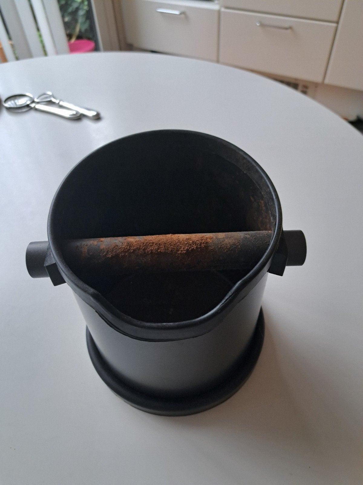 Semi-professionele espresso afklopbak - goede staat, Ophalen of Verzenden