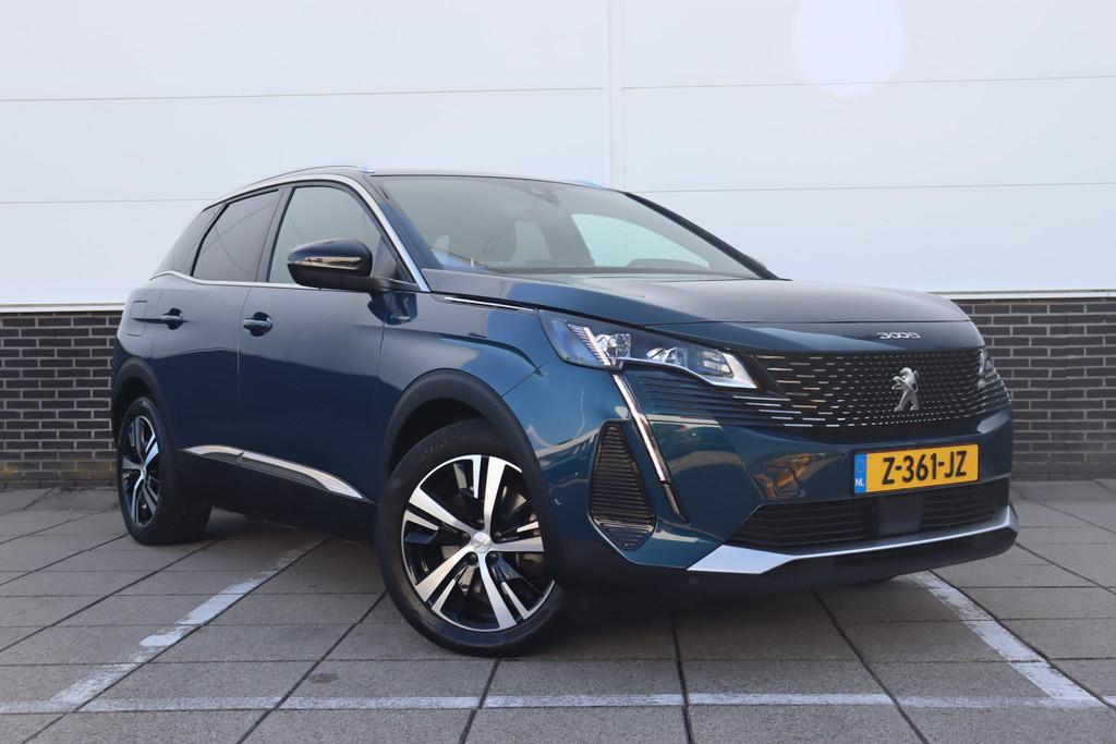 Peugeot 3008 1.6 HYbrid 225 GT * PHEV * Stoelverwarming * El, Auto's, Peugeot, Blauw, Leder en Stof, Plug-in hybride, Hybride Elektrisch/Benzine