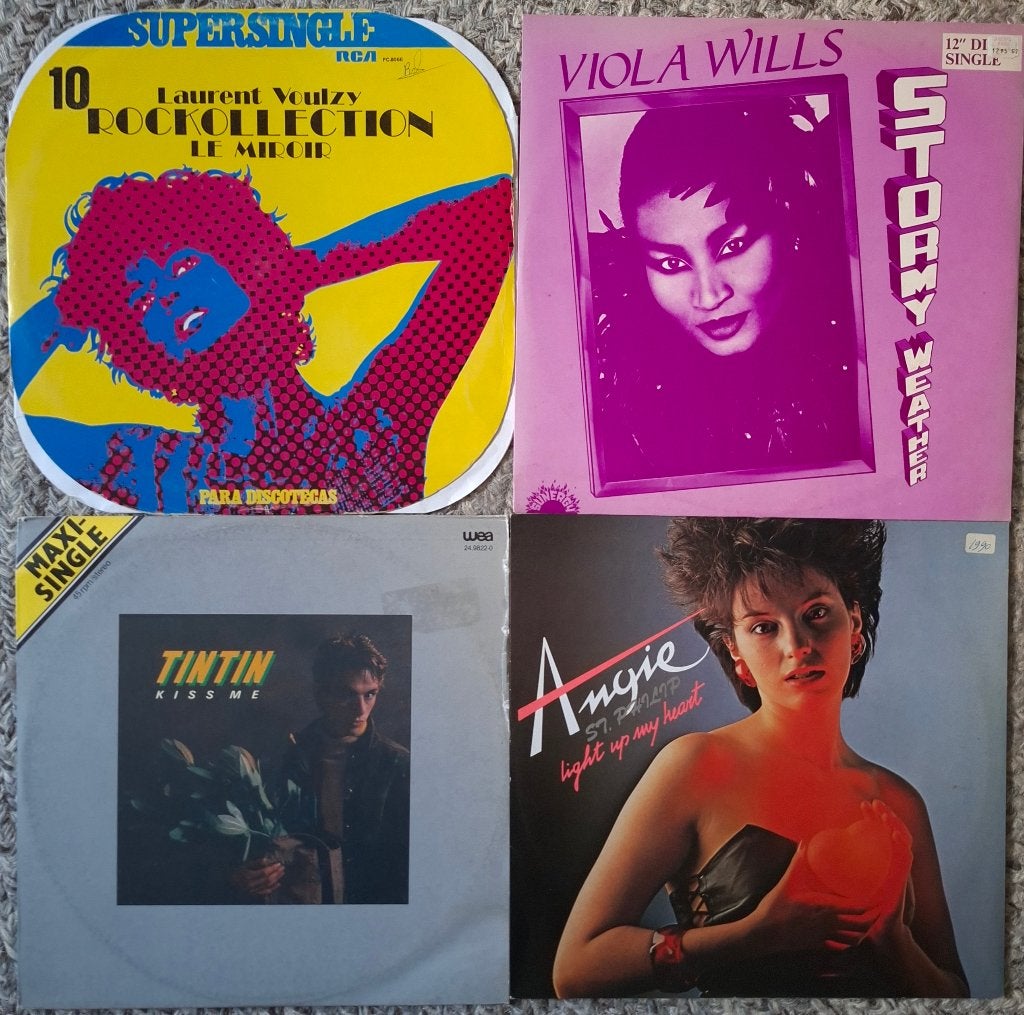 Partij maxi singles vinyl 48 stuks, Cd's en Dvd's, Vinyl Singles, Gebruikt, Pop, Overige typen, 12 inch, Ophalen of Verzenden