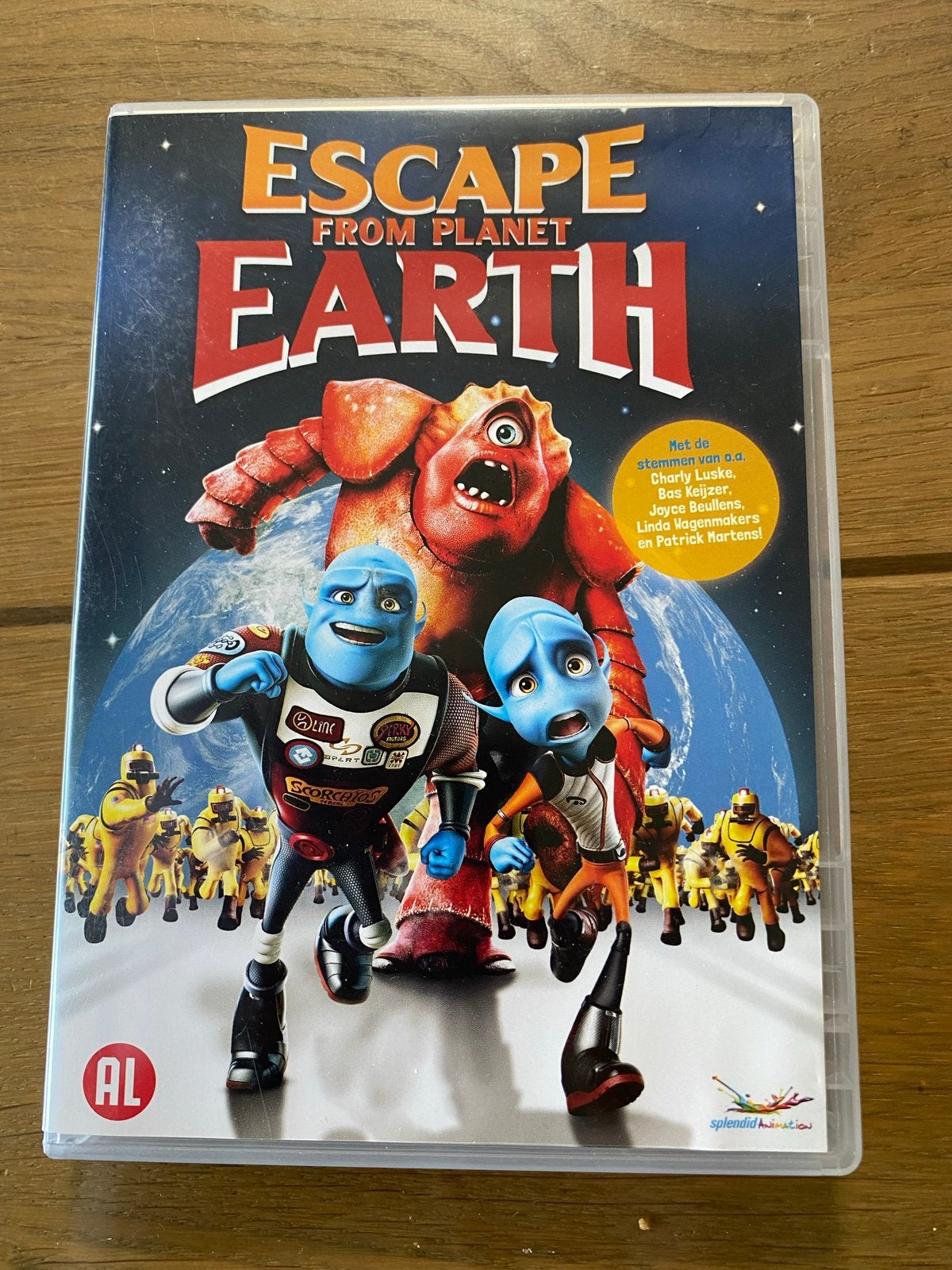 Escape From Planet Earth DVD - Animatie film, Animatie, Nederlands, Zo goed als nieuw, Inclusief doosje