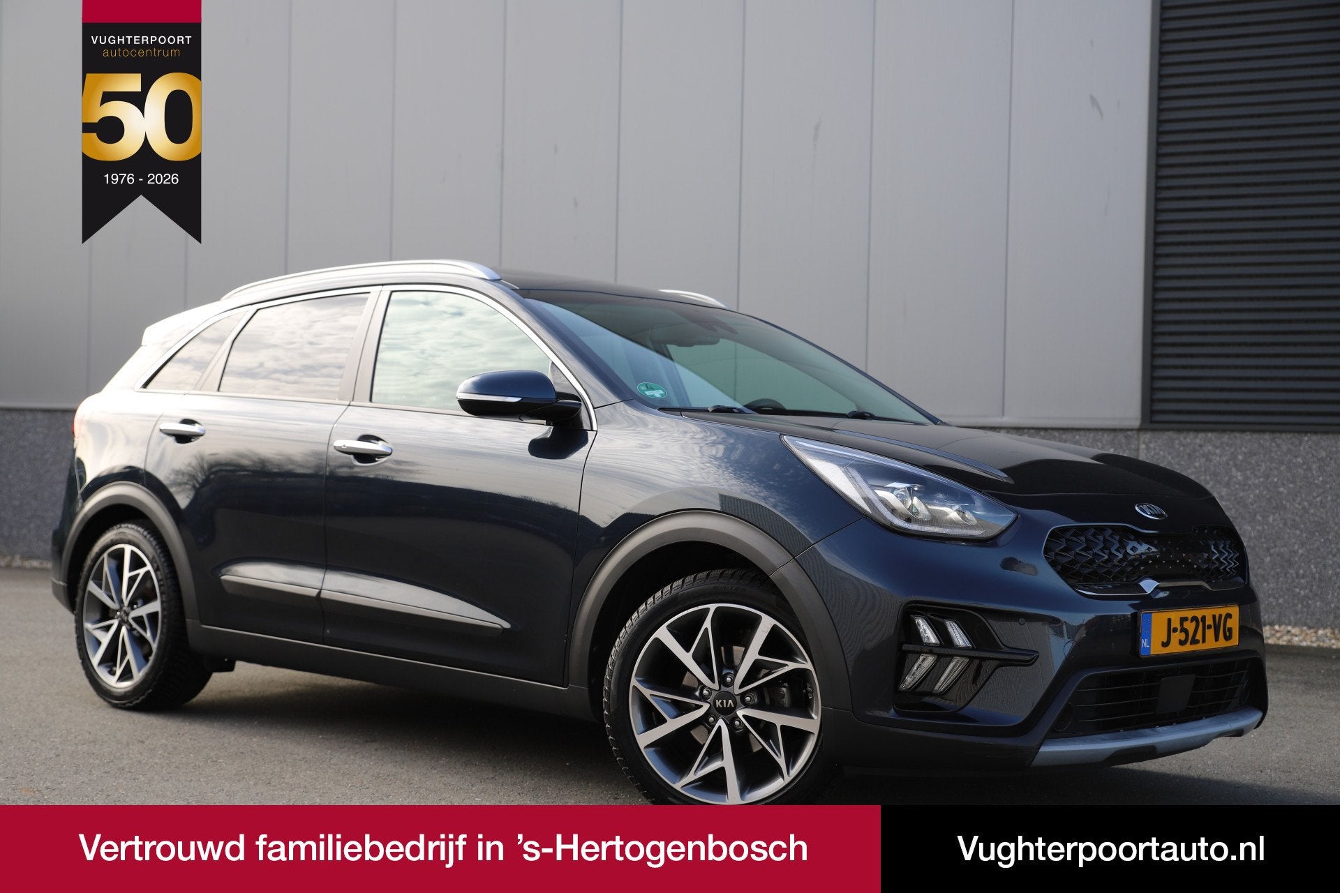 Kia Niro 1.6 GDi Hybrid ExecutiveLine/Schuifdak/Leder/Trekh/, Auto's, Gebruikt, Blauw, 23 km/l, Bedrijf