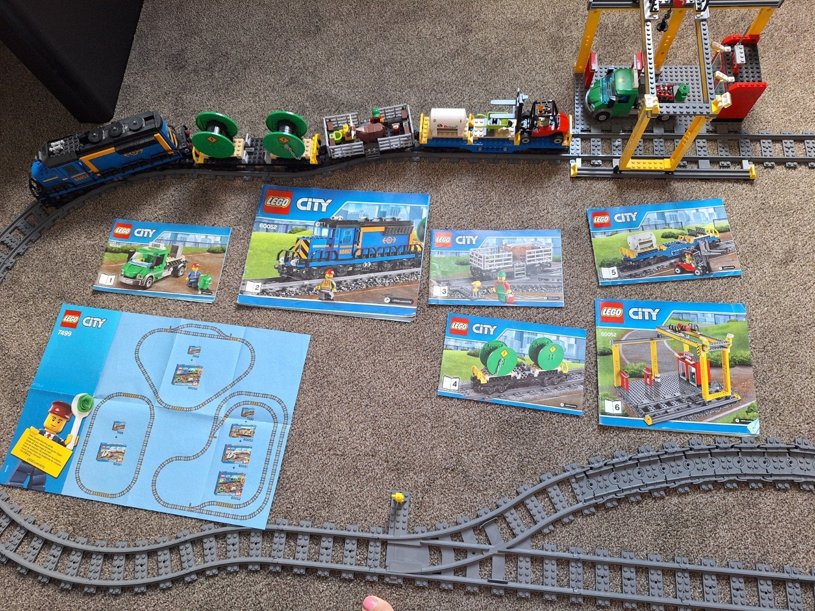 Lego city 60052 trein, compleet!, Kinderen en Baby's, Speelgoed | Duplo en Lego, Ophalen of Verzenden, Zo goed als nieuw