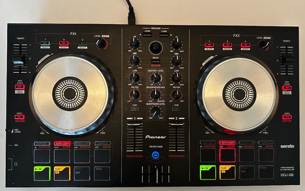 Pioneer DDJ-SB DJ controller – ideaal voor beginners, Muziek en Instrumenten, Dj-sets en Draaitafels, Ophalen, Zo goed als nieuw