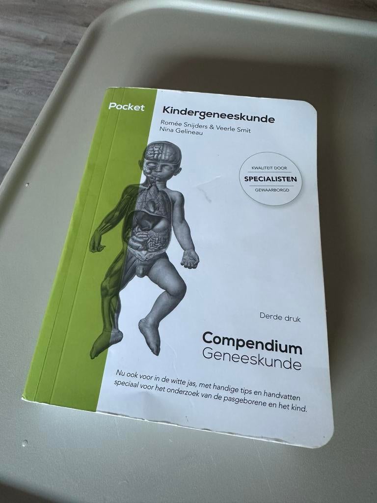 Kindergeneeskunde Compendium Geneeskunde - Pocket, Boeken, Studieboeken en Cursussen, Ophalen of Verzenden, Beta, Zo goed als nieuw