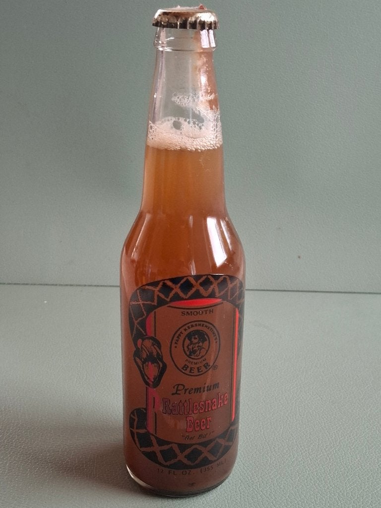 Rattlesnake Beer (Vintage bier, 40 jaar oud), Ophalen, Zo goed als nieuw, Flesje(s), Overige merken