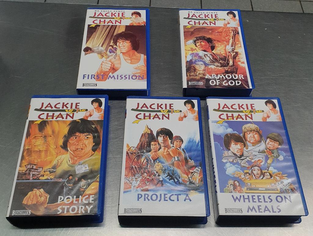 JACKIE CHAN VIDEOBANDEN, Alle leeftijden, Ophalen, Gebruikt, Actie en Avontuur