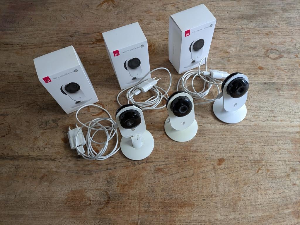 Yi Home Camera 1080p - 3 stuks, Ophalen of Verzenden, Gebruikt