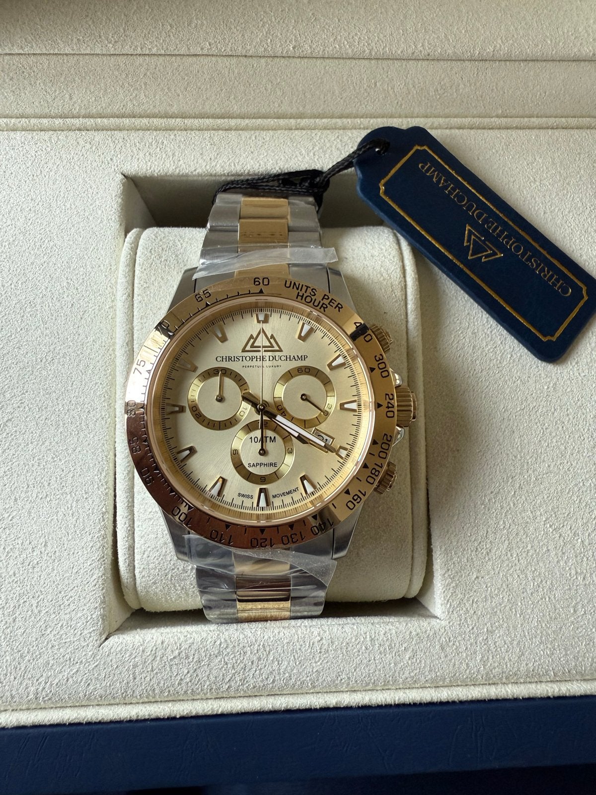 Christophe Duchamp Grand Mont Luxe Herenhorloge, Overige merken, Staal, Polshorloge, Nieuw
