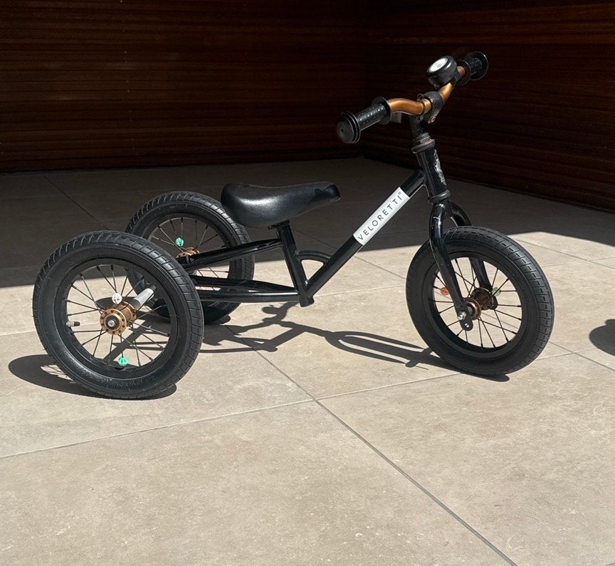 Veloretti Tricycle 2-in-1 Loopfiets - Zwart, Ophalen, Gebruikt, Verstelbare zitting
