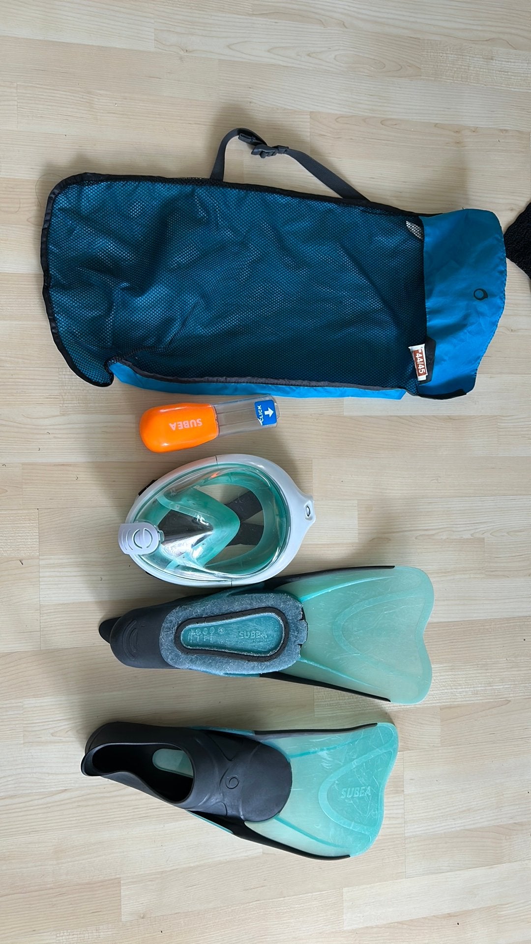 Snorkelset van Decathlon, Ophalen, Gebruikt, Snorkelset