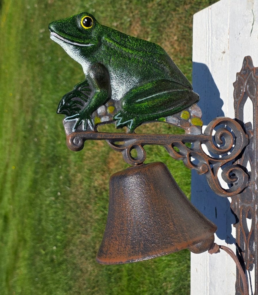 KIKKER / DEURBEL / GIETIJZER / BEL 14 CM IN DOORSNEE, Huis en tuin decoratie Marie, Nieuw, Info@huisentuindecoratiemarie.nl, Peize