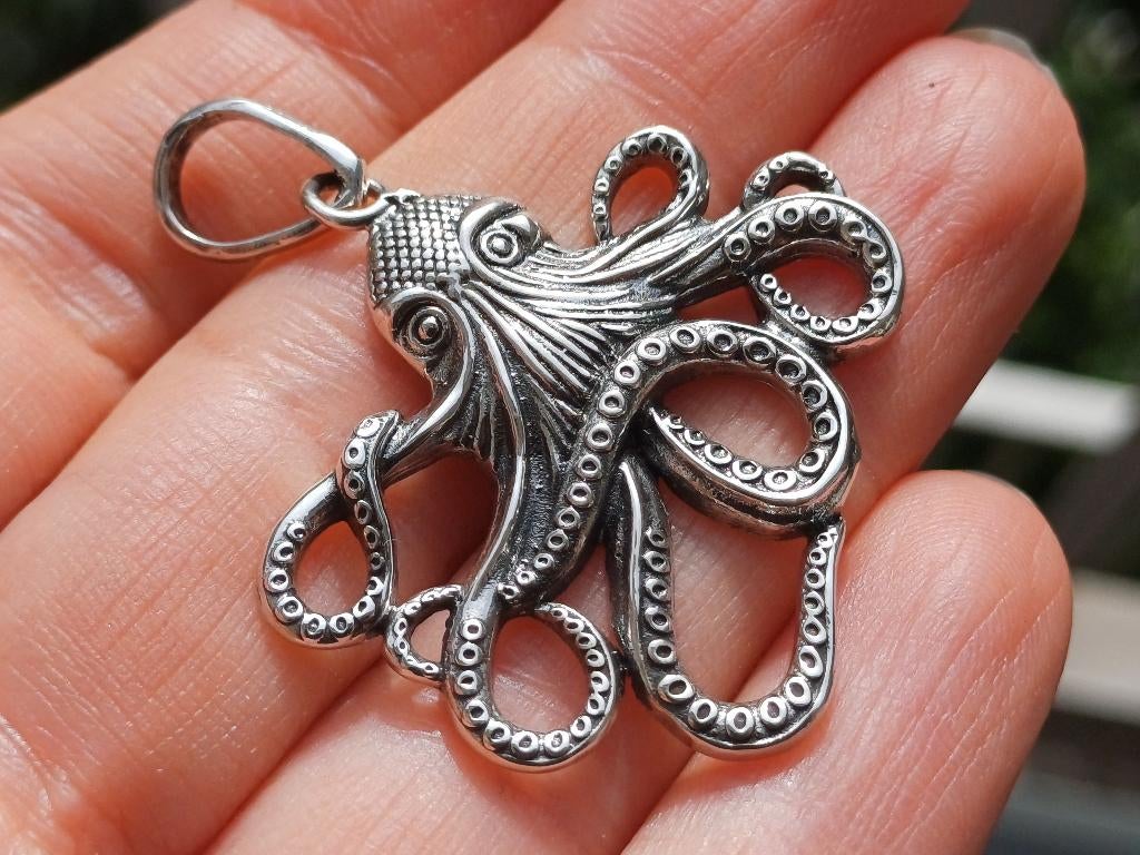 Vanoli 925 zilveren kettinghanger octopus / inktvis, Vanoli, Amsterdam, Nieuw, Ophalen of Verzenden