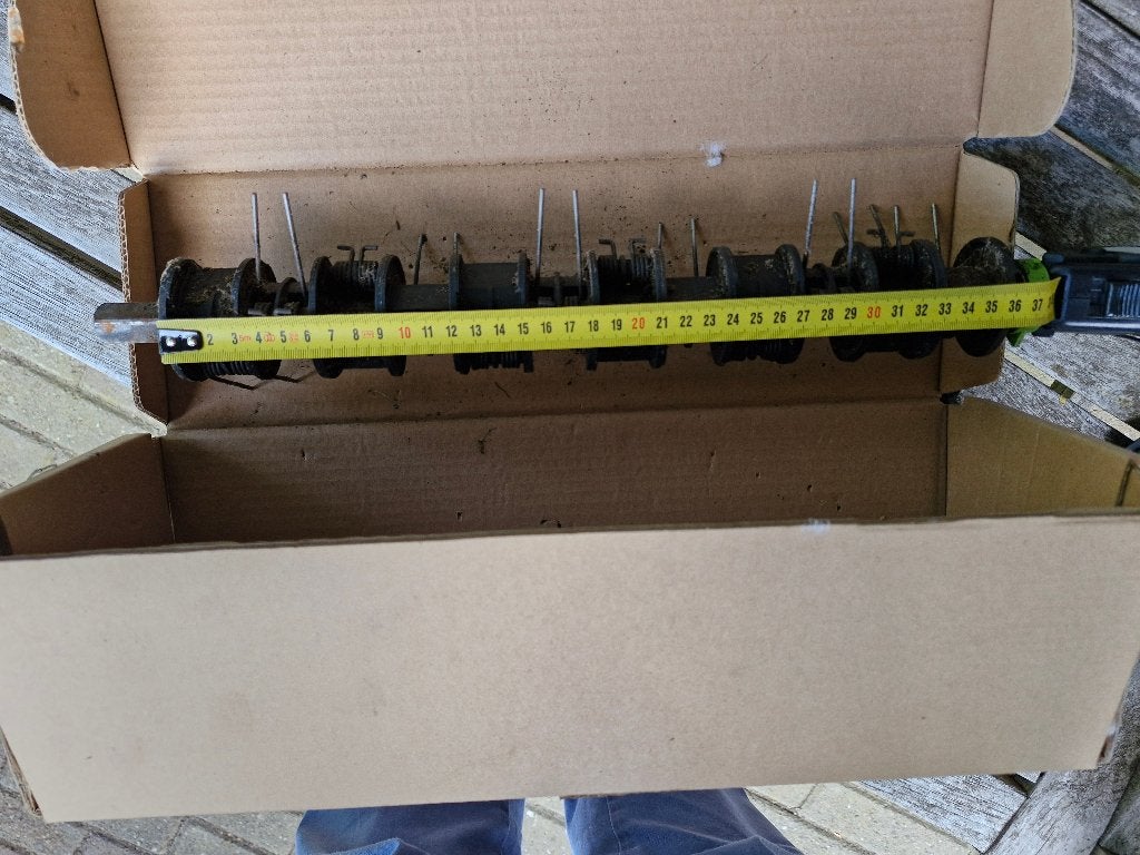 verticuteermes lang 38 cm, Ophalen of Verzenden, Gebruikt, Elektrisch, Onbekend