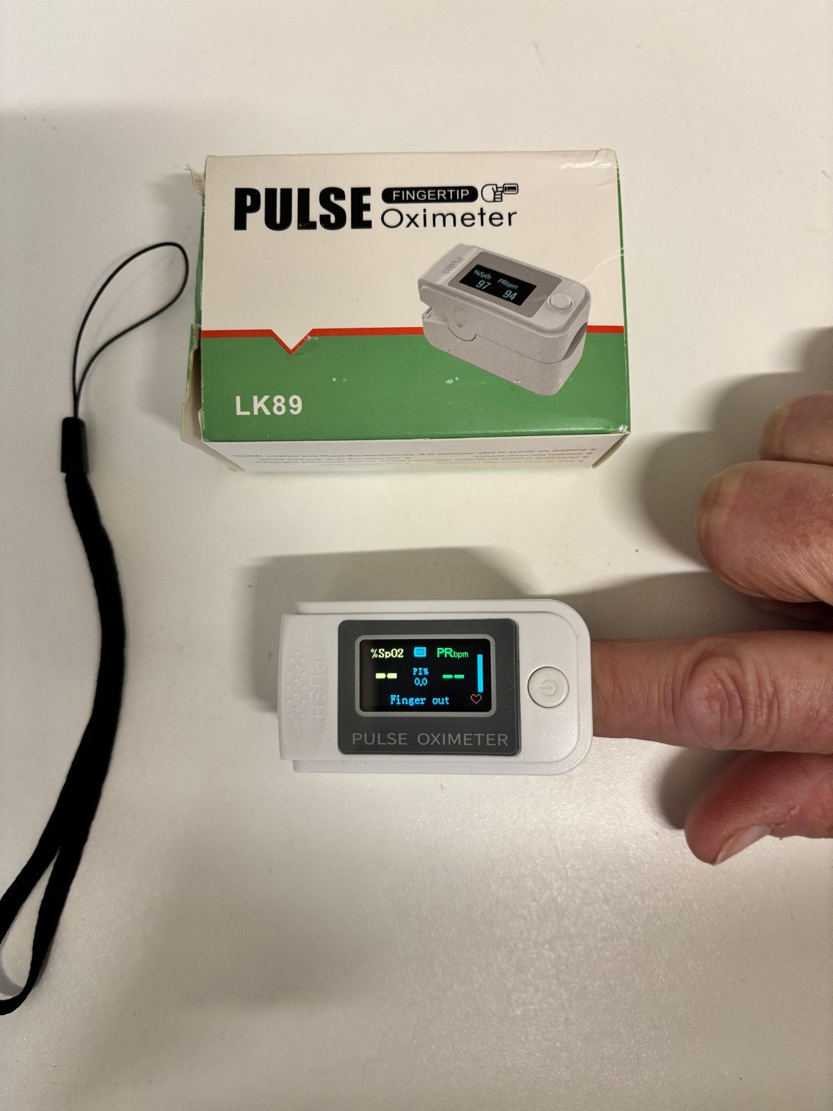 Pulse Oximeter LK89 - Vingertop Saturatiemeter, Ophalen of Verzenden, Nieuw, Overige typen