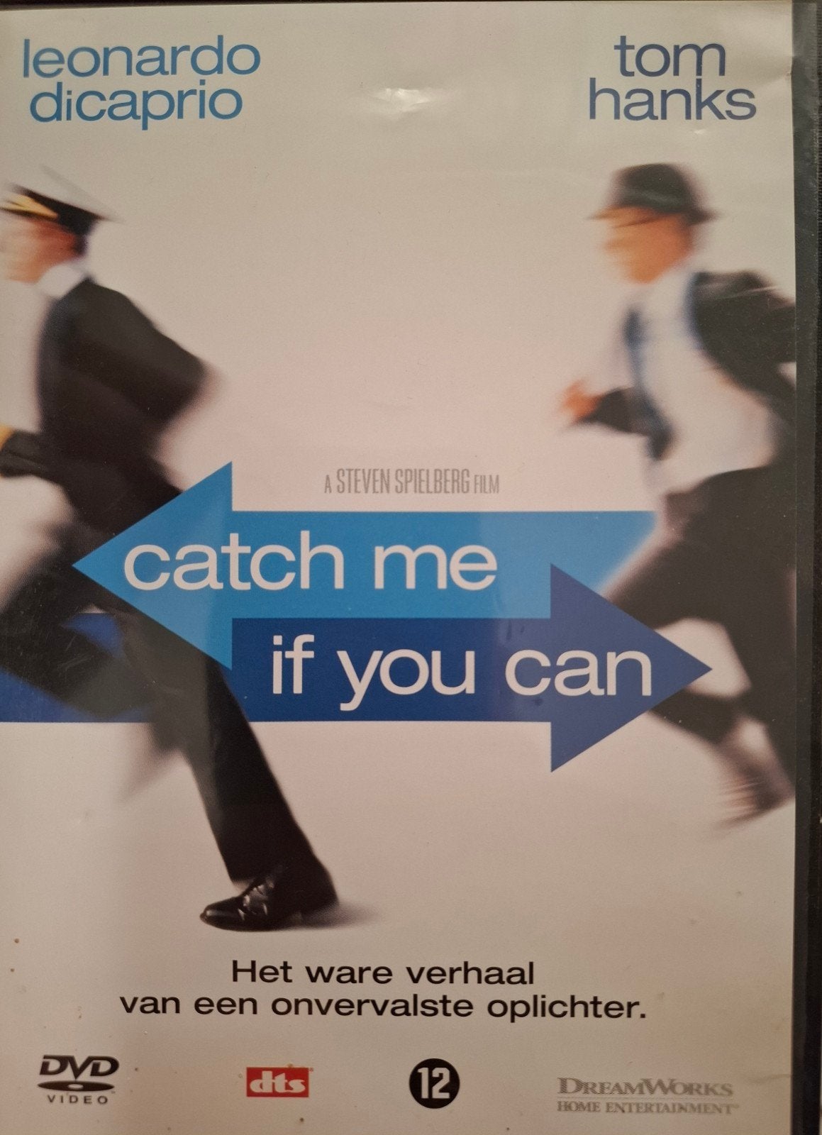 Catch Me If You Can DVD - Leonardo DiCaprio, Tom Hanks, Bonusmateriaal, Ophalen of Verzenden, Vanaf 12 jaar, Gebruikt