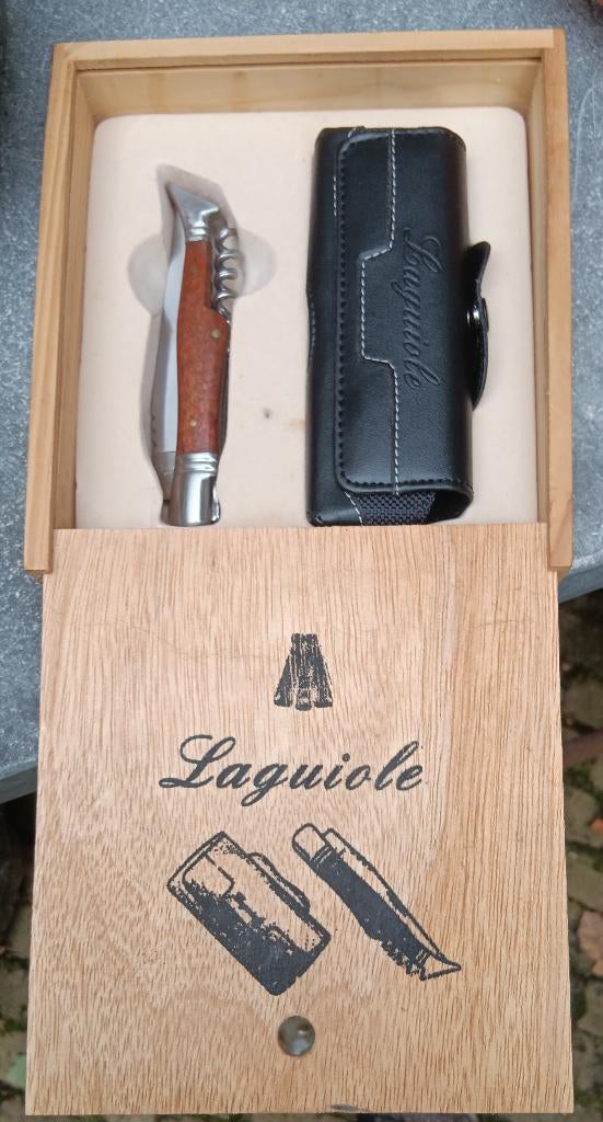 Vintage Laguiole kelners mes sommelier kurkentrekker, Ophalen of Verzenden, Zo goed als nieuw