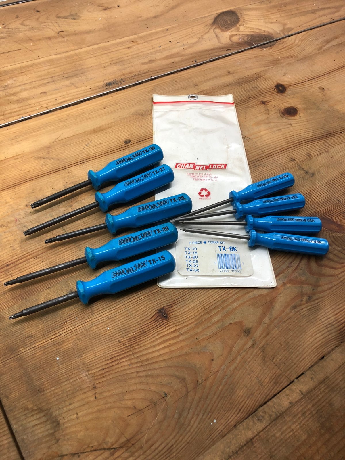 9 Channellock torx schroevendraaiers, Ophalen of Verzenden, Gebruikt