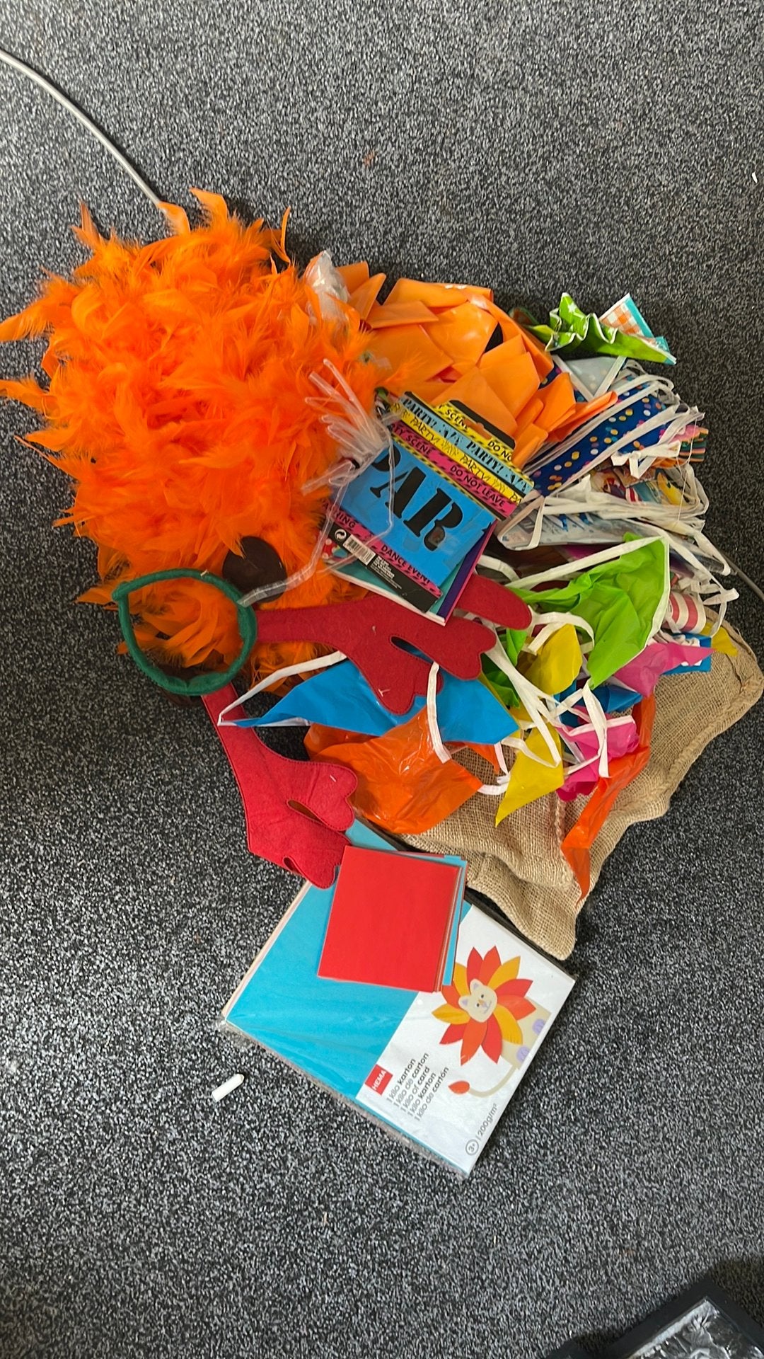 Gratis afhalen, slingers en knutselpapier, Ophalen, Gebruikt, Versiering, Overige