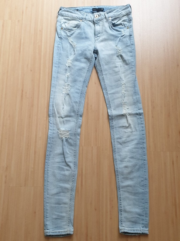 Supertrash jeans maat 26 XS, Ophalen, Supertrash, Blauw, W27 (confectie 34) of kleiner