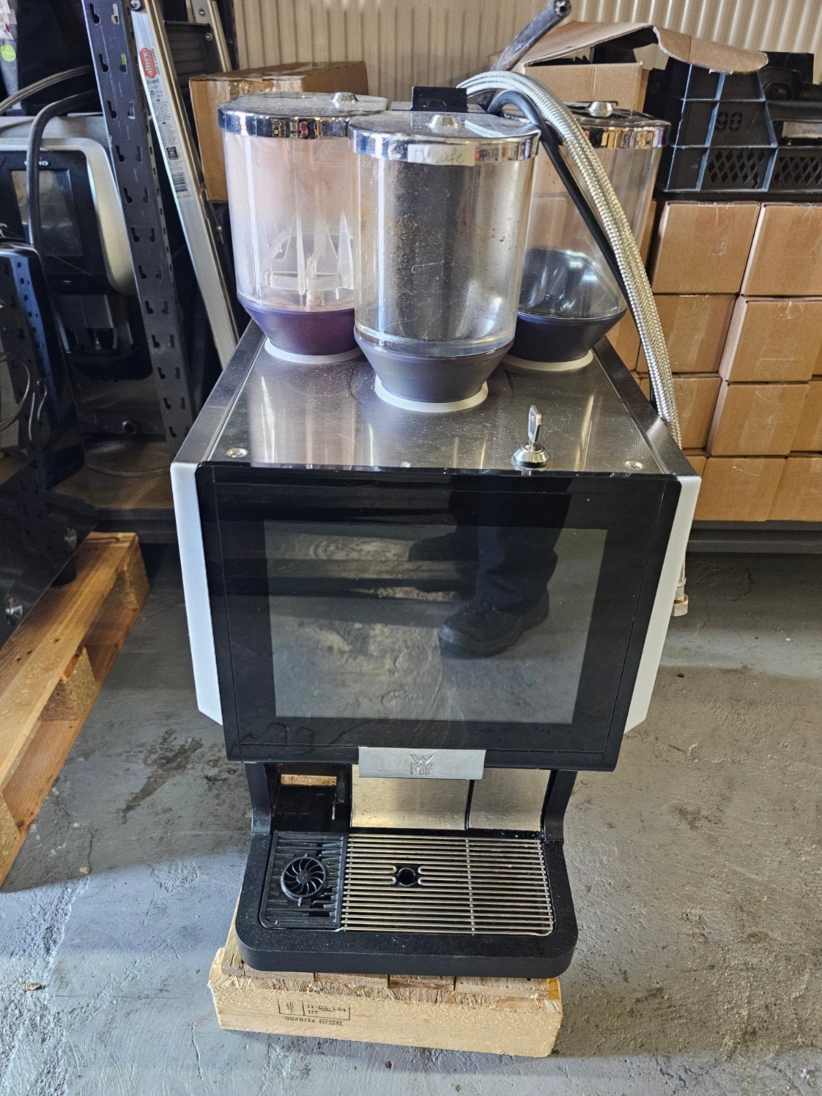WMF 5000 Koffiemachine met Choco en 2 Molens - 380V, Ophalen, Gebruikt, 10 kopjes of meer, Koffiemachine