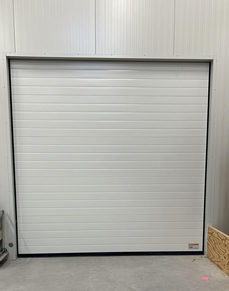 Elektrische Alpha Roldeur ca. 304x301 cm, 200 cm of meer, Wit, Ophalen of Verzenden, Zo goed als nieuw