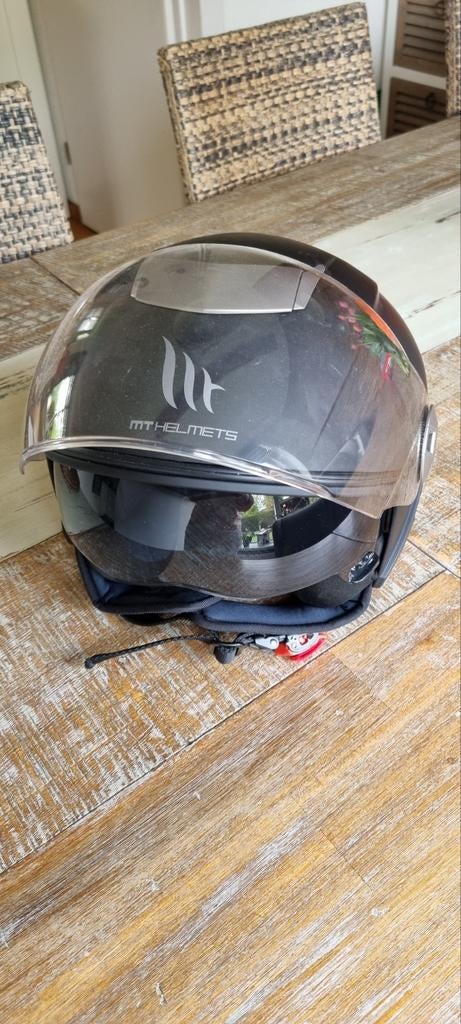 Kinderhelm - Mat Zwart, mt S, Fietsen en Brommers, Brommerhelmen, Ophalen of Verzenden, Overige merken