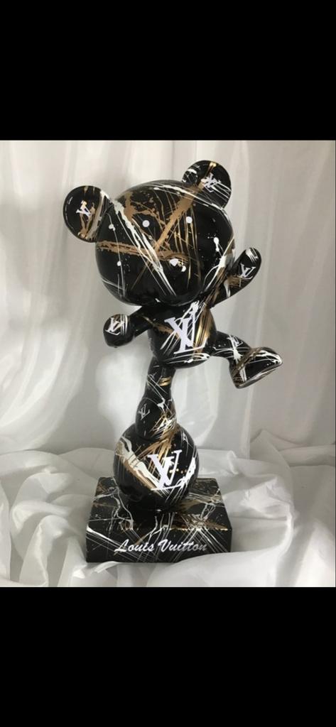 Louis Vuitton Beeld - Zwart met goud en wit spetters, Antiek en Kunst, Ophalen of Verzenden
