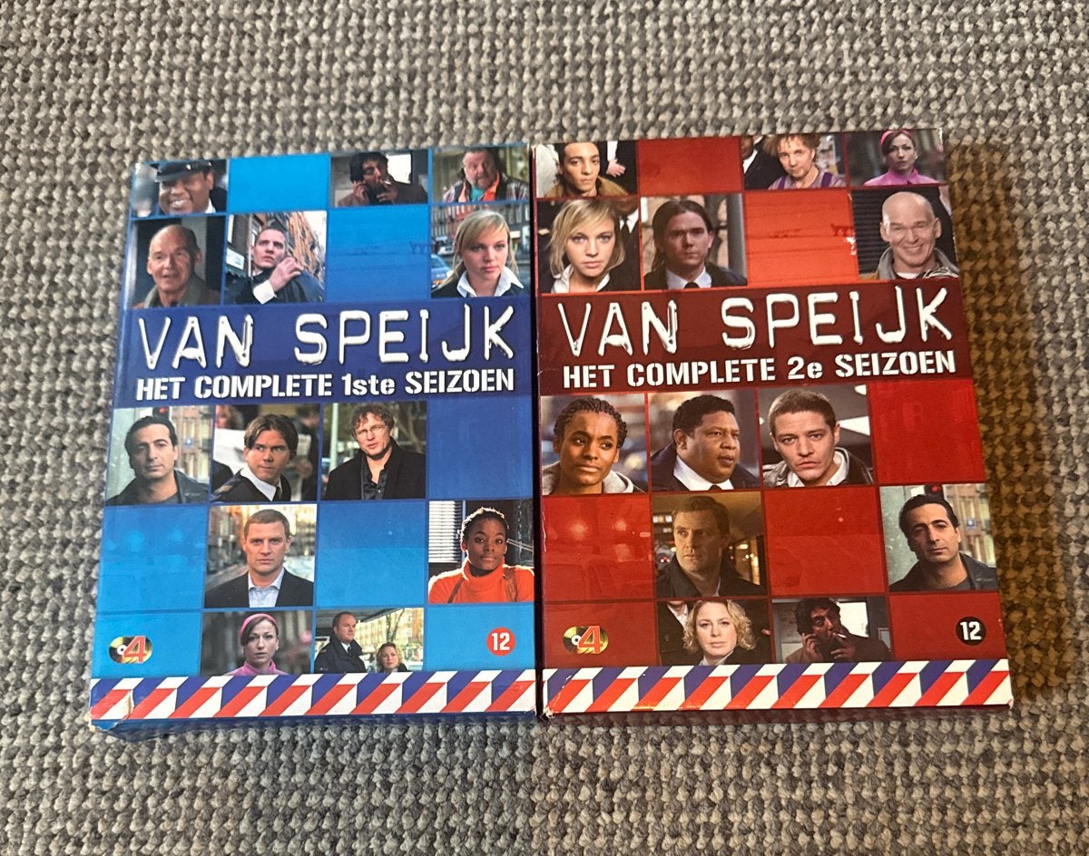 Van Speijk - Het Complete 1e & 2e Seizoen DVD Boxset, Misdaad, Seizoen 1, Ophalen of Verzenden, Zo goed als nieuw