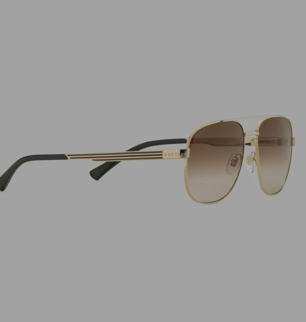Originele glazen Gucci zonnebril GG0241S 002, Overige merken, Zonnebril, Zwart, Nieuw