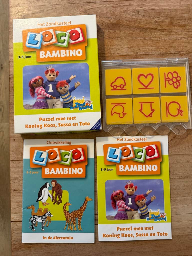 Loco Bambino Het Zandkasteel & Dierentuin (3-5 jaar), Ophalen of Verzenden, Puzzelen
