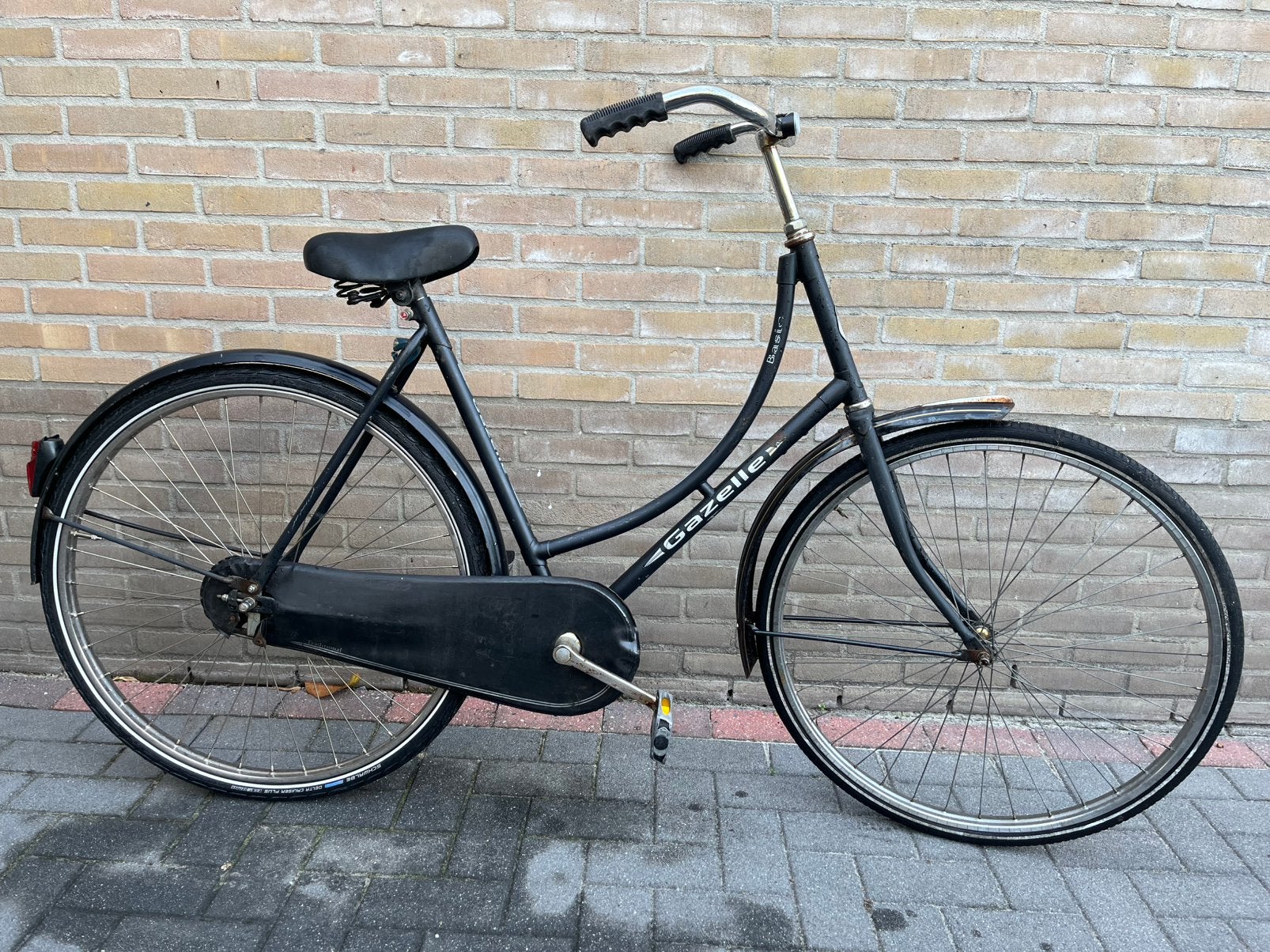 Gazelle omafiets mt 57, 56 cm of meer, Ophalen, Gebruikt, Terugtraprem