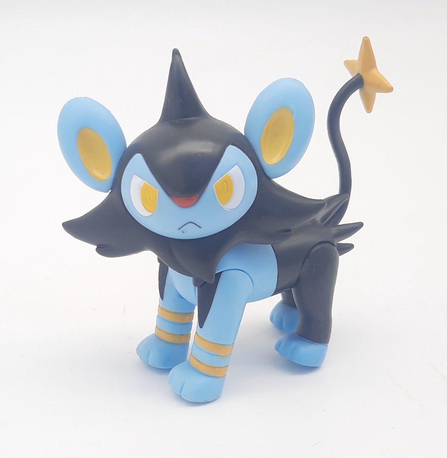 Pokemon #404 Luxio pvc figuur Jazwares, Ophalen of Verzenden, Zo goed als nieuw, Overige typen