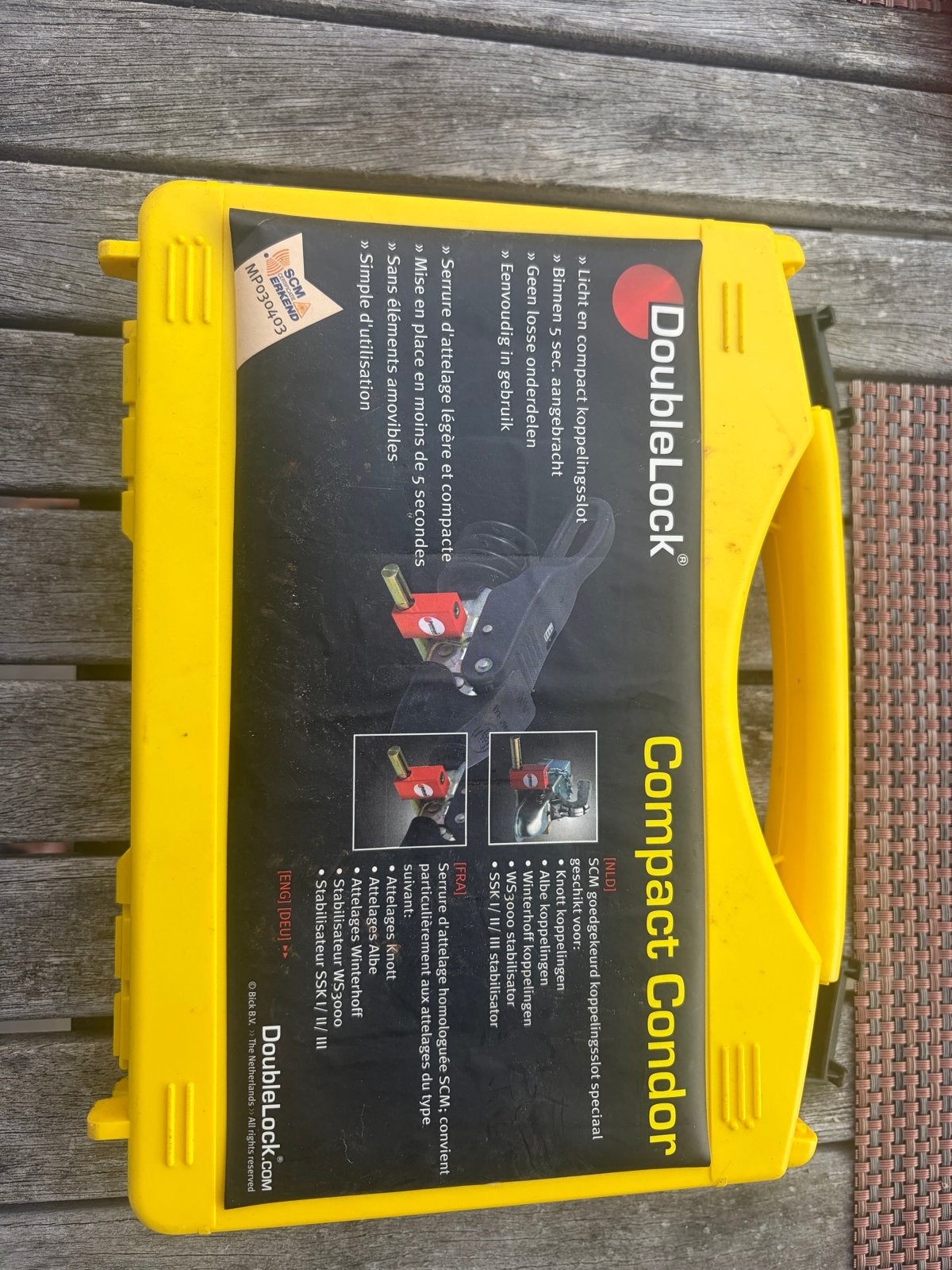 DoubleLock Compact Condor SCM-gekeurd koppelingsslot, Ophalen, Zo goed als nieuw