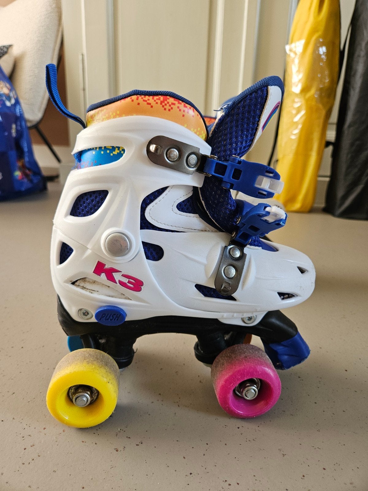 K3 rolschaatsen maat 30-33, Ophalen, Kinderen, Verstelbaar, Gebruikt