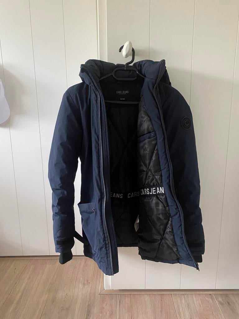 Jas van Cars Jeans, Kleding | Heren, Jassen | Winter, Ophalen of Verzenden, Gedragen, Maat 46 (S) of kleiner, Blauw