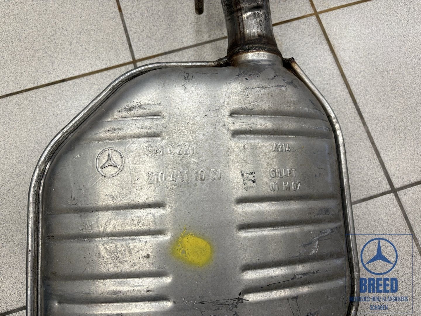 NOS middendemper + einddemper Mercedes-Benz W210 E200 Kompre, Ophalen, -, Nieuw, -