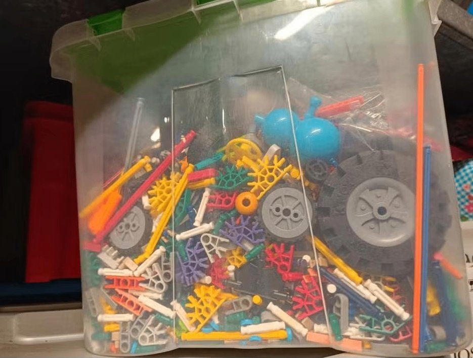 Knex met motor en kids knex, Kinderen en Baby's, Speelgoed | Bouwstenen, K'nex, Ophalen of Verzenden, Zo goed als nieuw