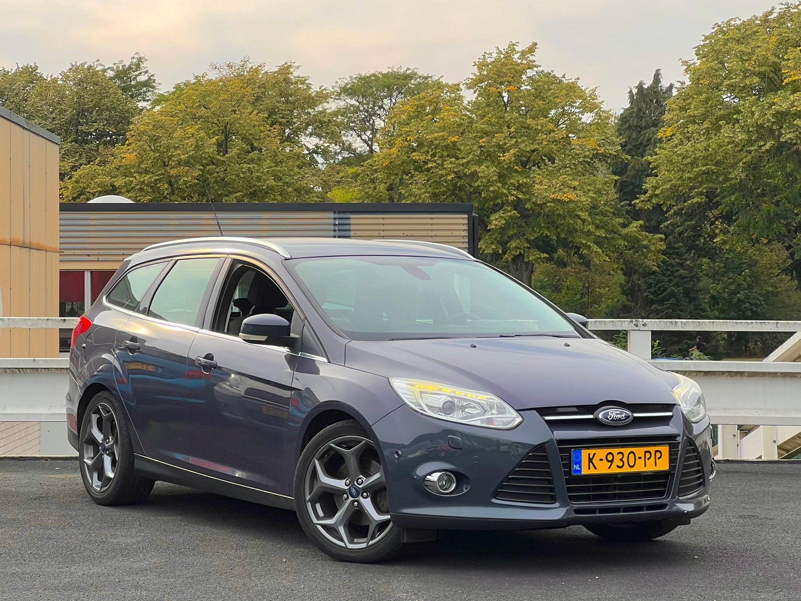Ford Focus 1.6 Ecoboost 150pk 2012 Grijs, Auto's, Ford, 4 cilinders, Stationwagon, Handgeschakeld, Grijs