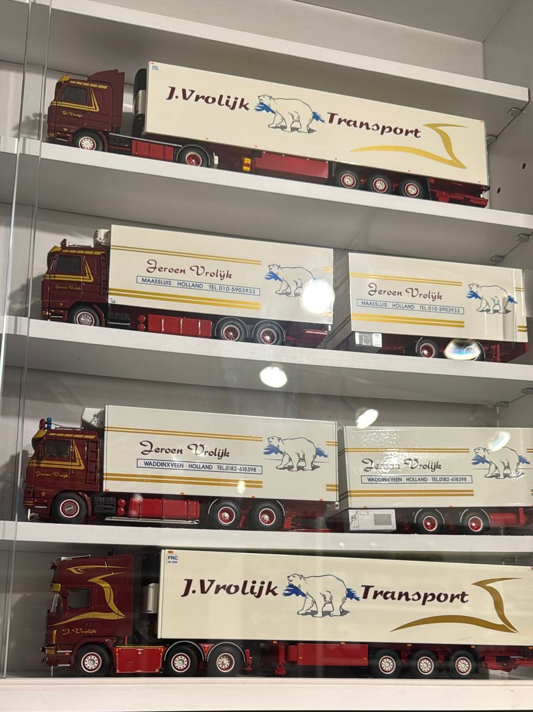 Tekno/WSI 1:50 J.Vrolijk Scania Set, Hobby en Vrije tijd, Modelauto's | 1:50, Verzenden, Nieuw, Bus of Vrachtwagen, Tekno