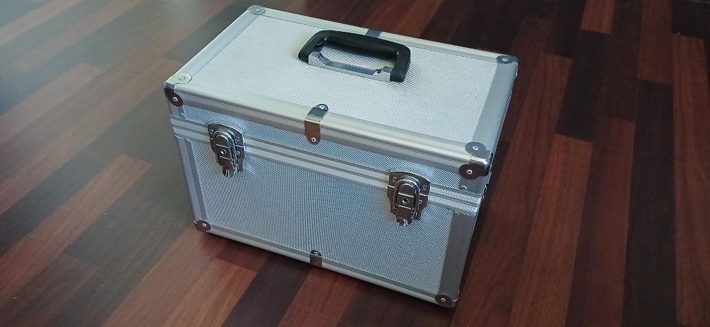 Fotokoffer aluminium, Overige merken, Schouderband, Zilver, Koffer